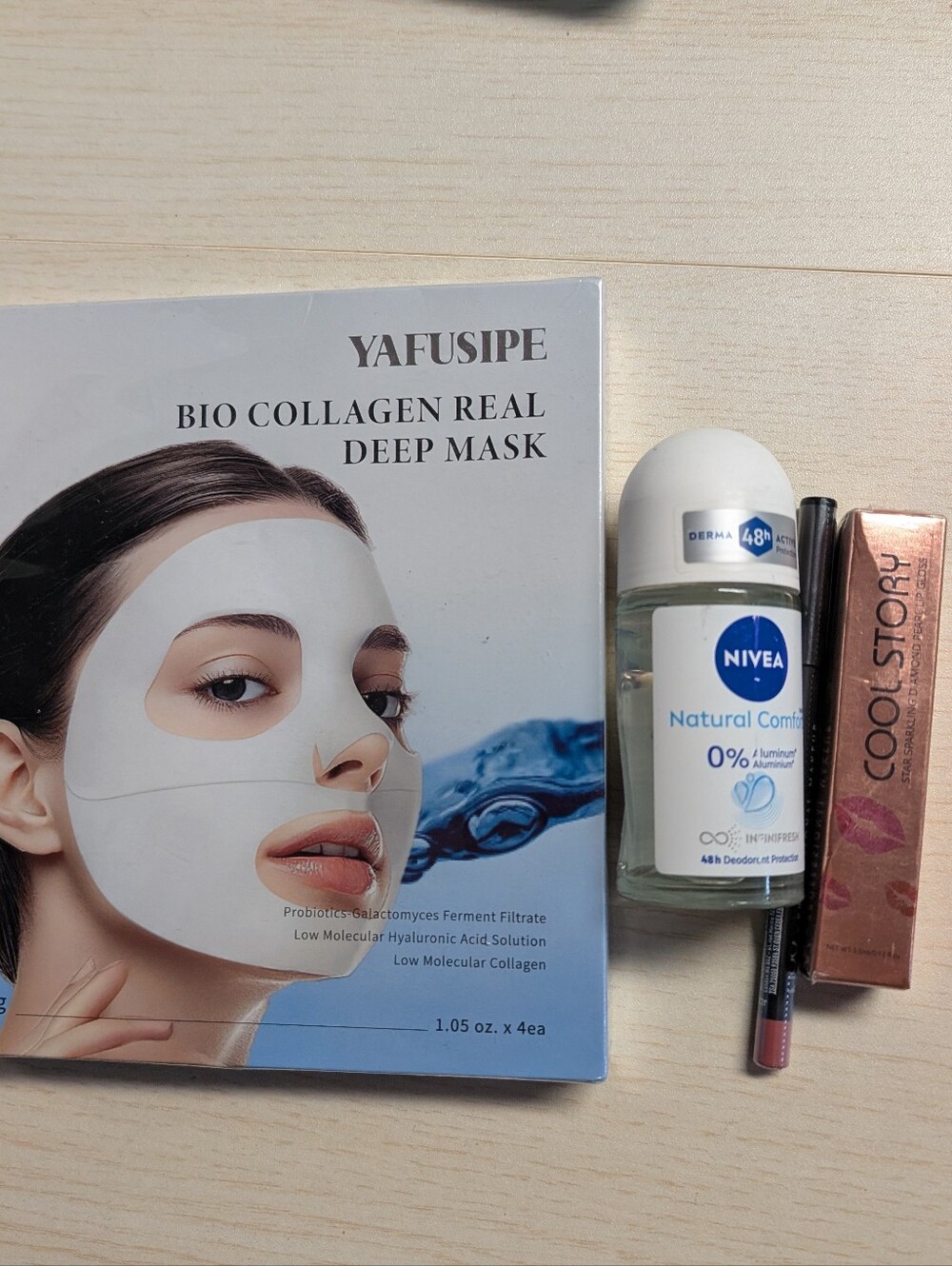 Bundle Face Masks Nivea Lip Gloss And Liner